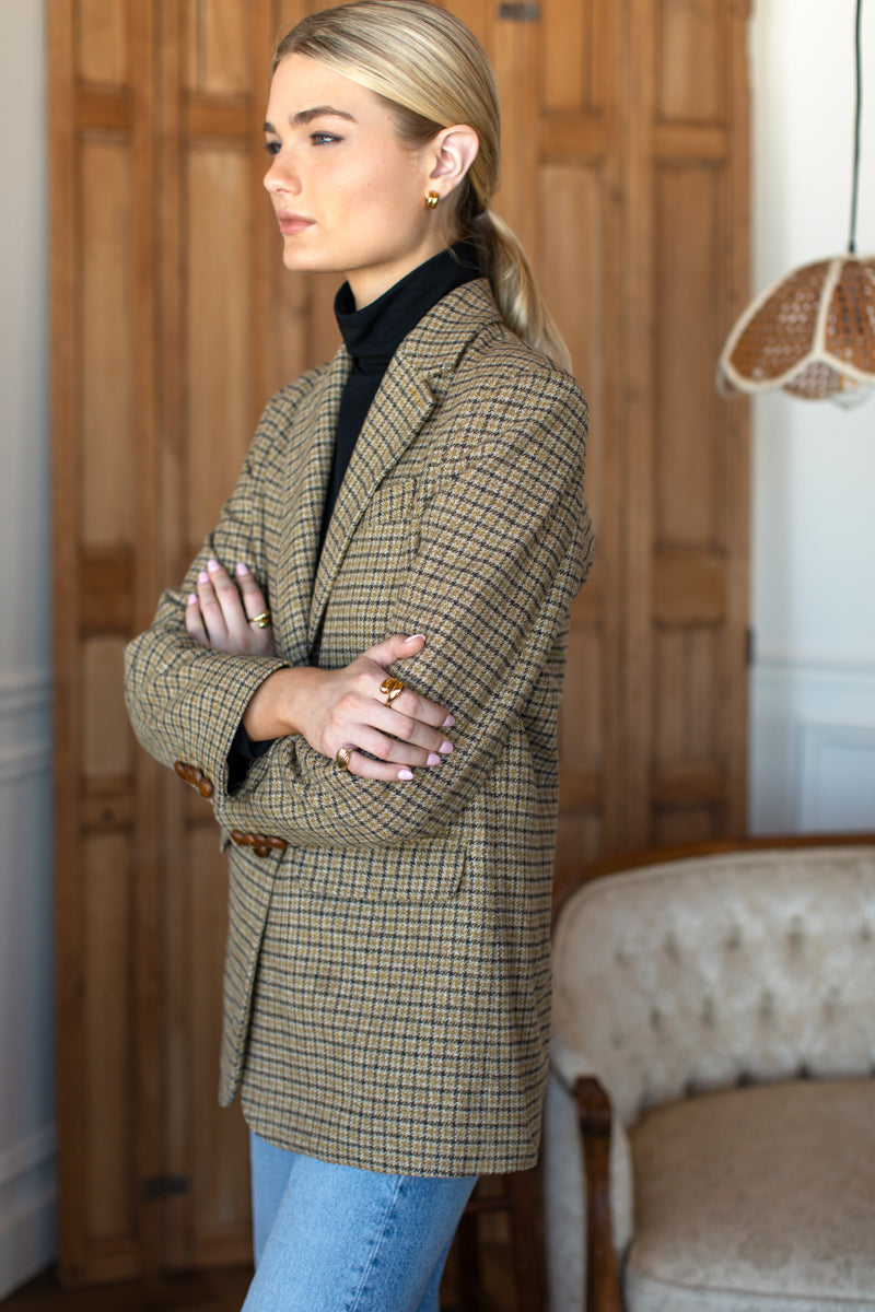 Atelier Blazer - Butterscotch Plaid