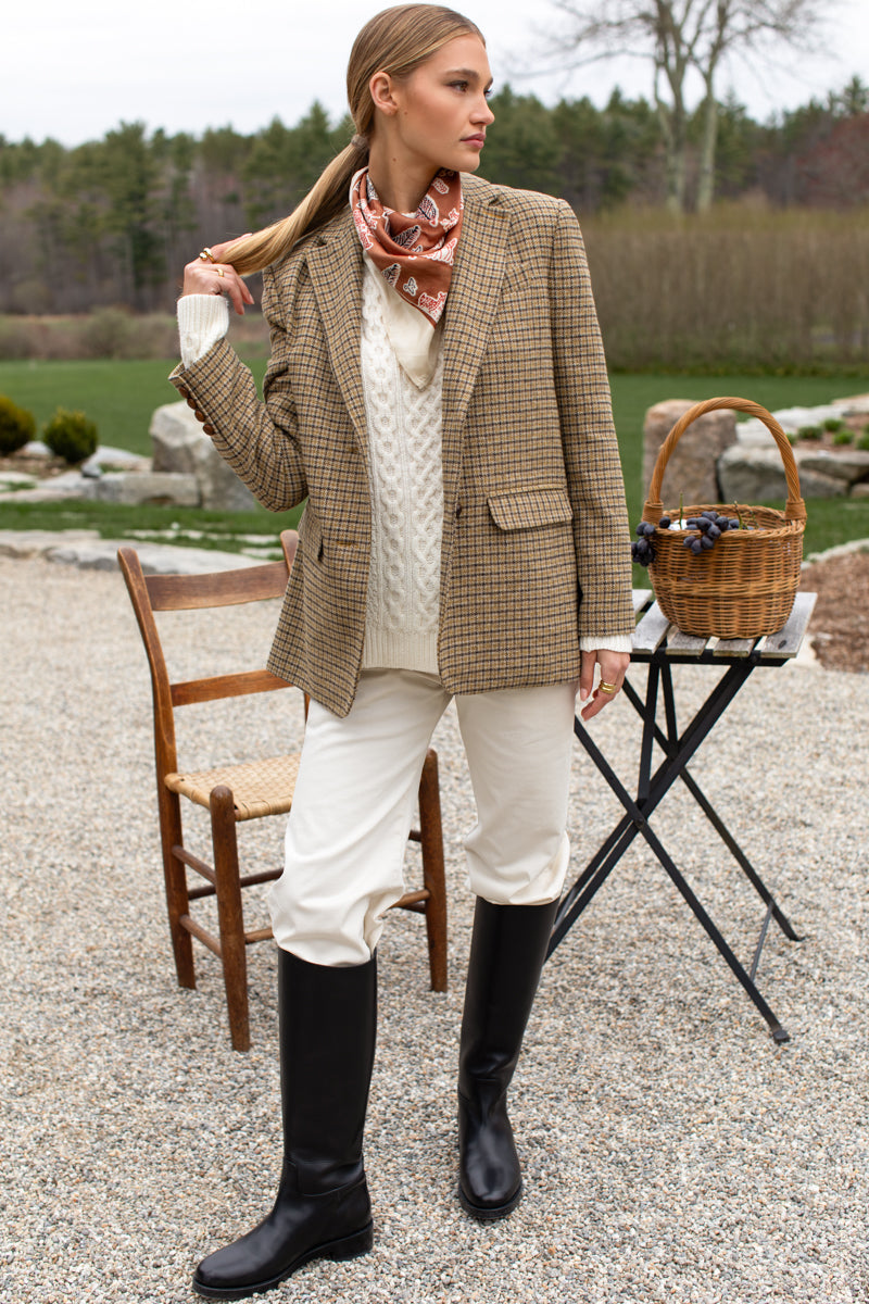Atelier Blazer - Butterscotch Plaid