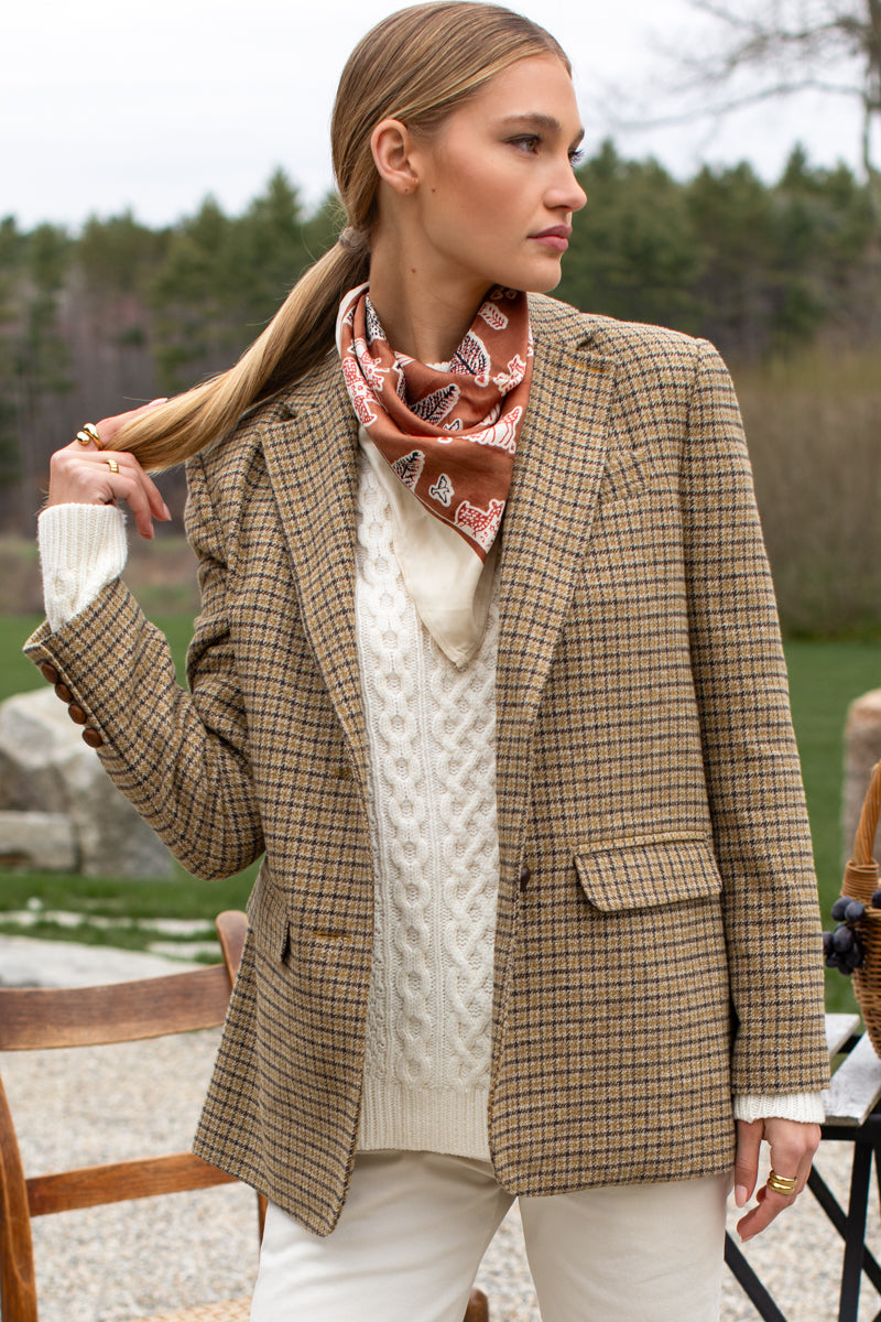 Atelier Blazer - Butterscotch Plaid