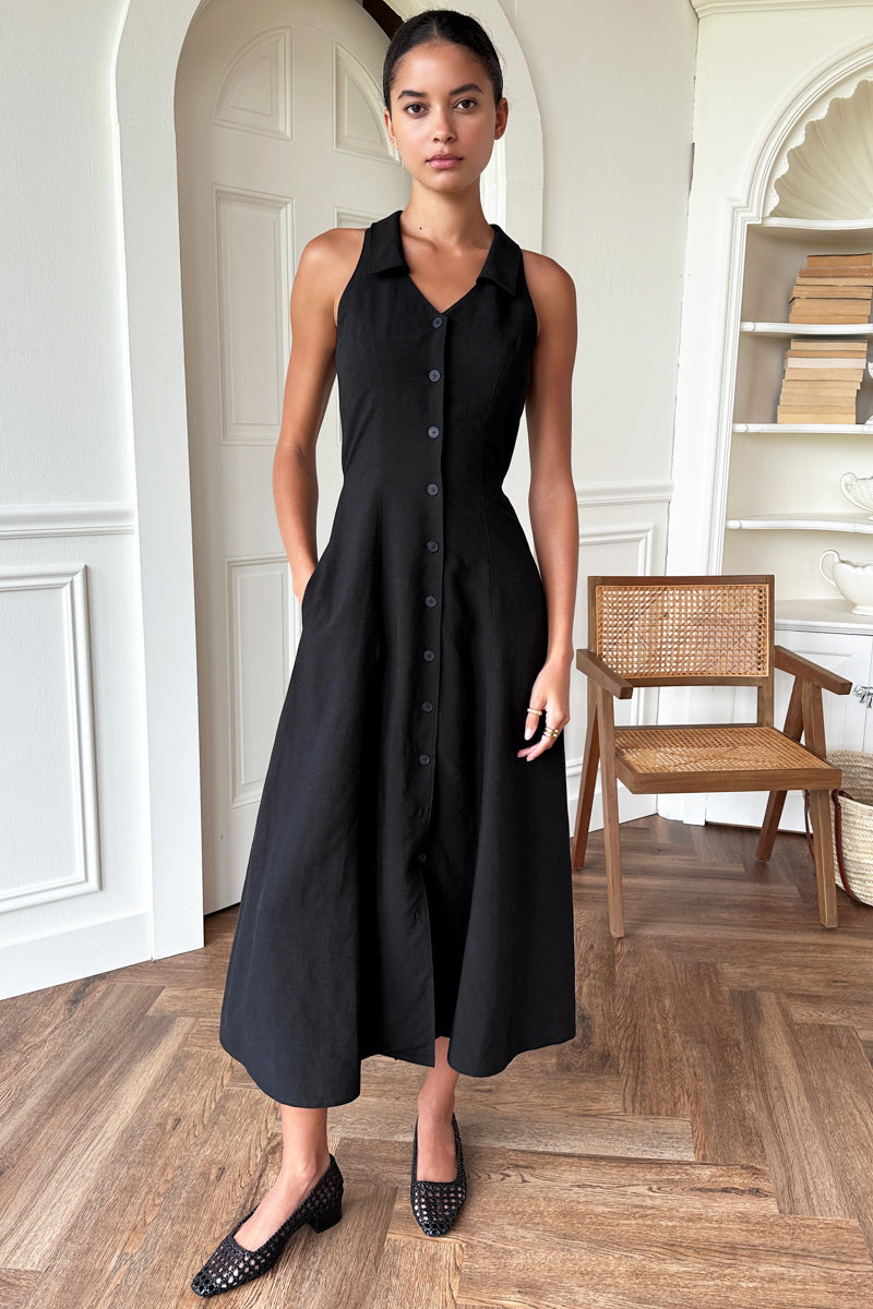 Atelier Cafe Dress - Black - Emerson Fry Atelier Cafe Dress - Black - Emerson Fry