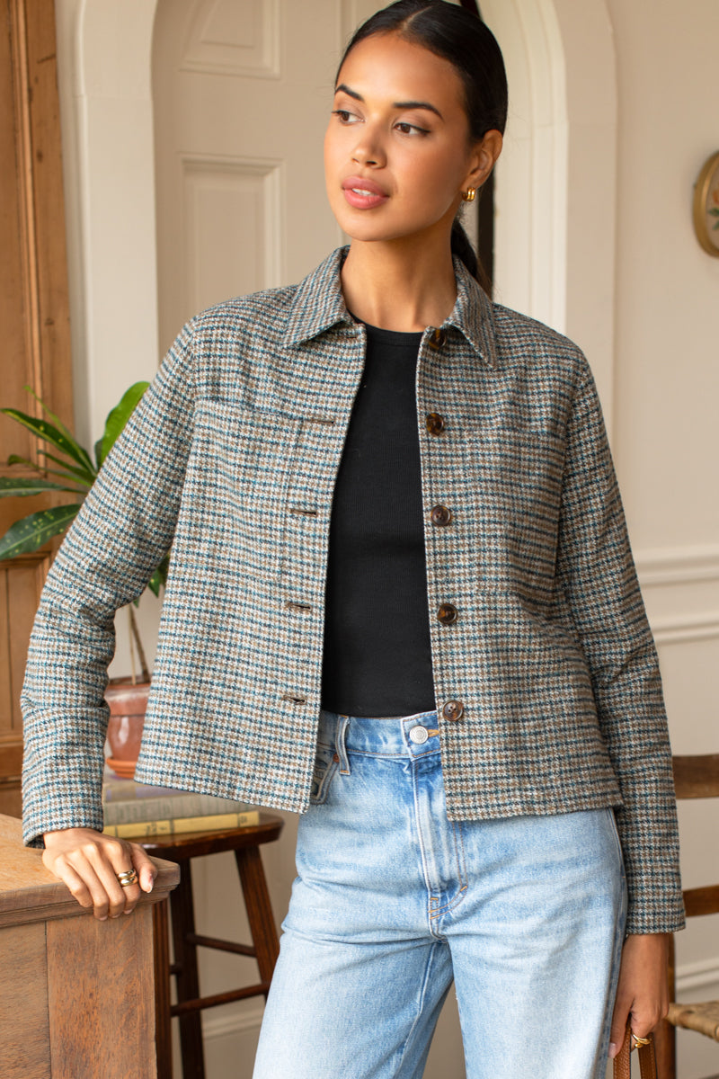 Atelier Pocket Jacket - Gun Club Check