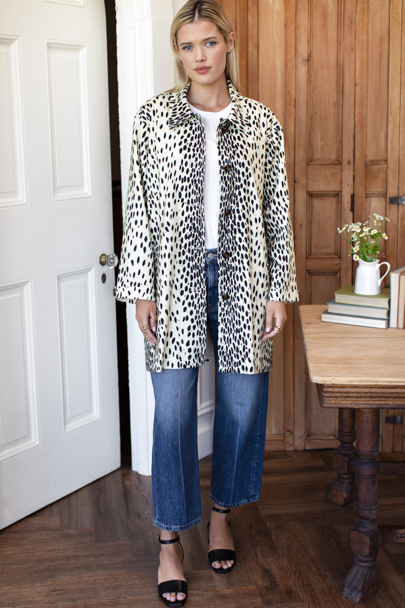 Atelier Short Coat - Leopard