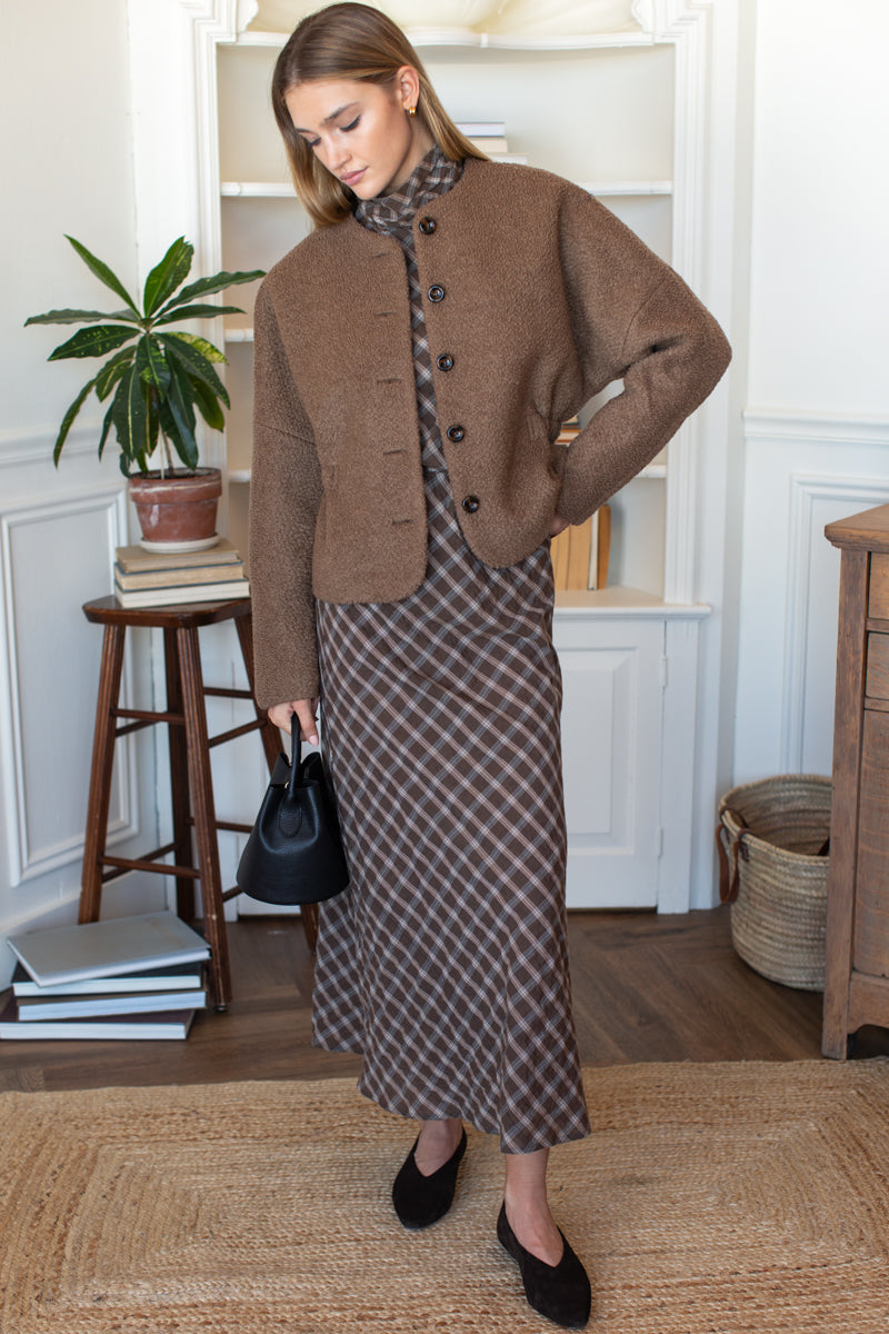 Bias Skirt 2 - Cocoa Plaid