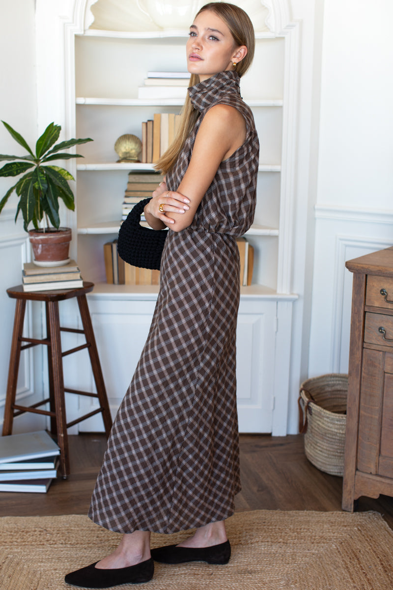 Bias Skirt 2 - Cocoa Plaid