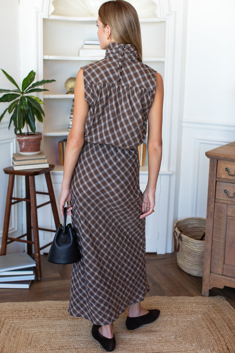 Bias Skirt 2 - Cocoa Plaid