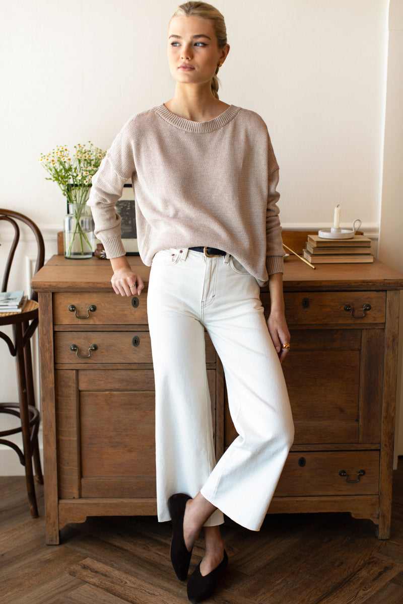 Carolyn Sweater - Sand Organic