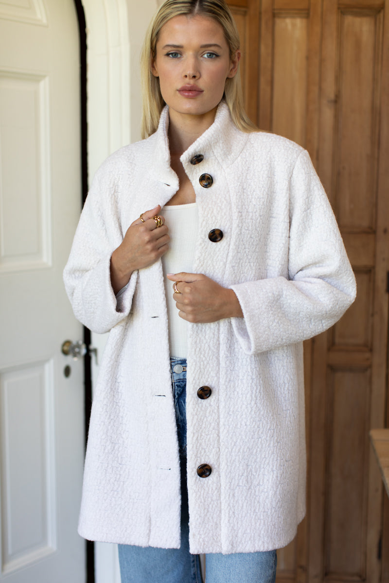 Cozy Coat - Ivory Boucle