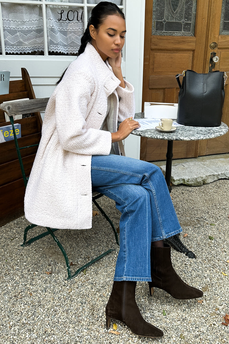 Cozy Coat - Ivory Boucle