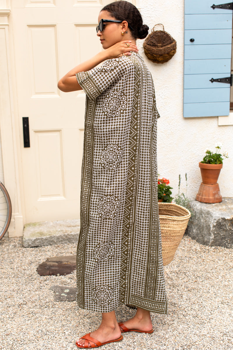Emerson Caftan - Moss Organic