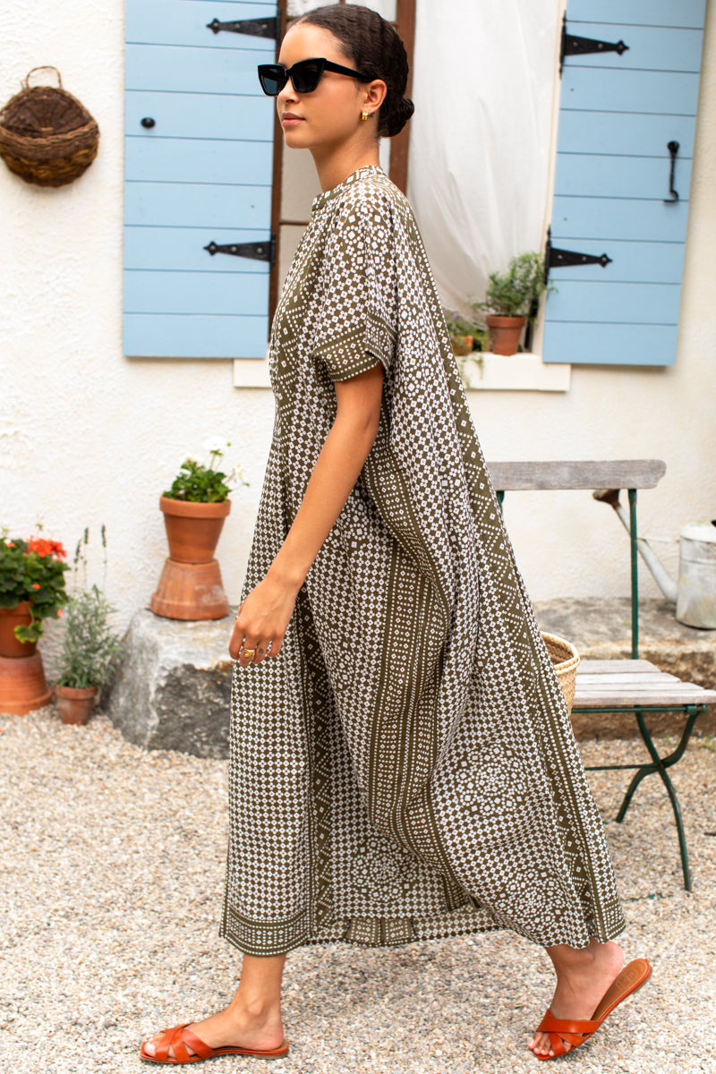 Emerson Caftan - Moss Organic