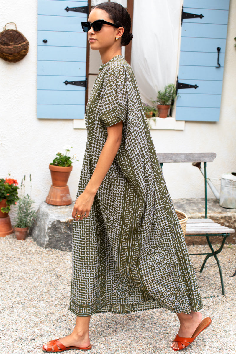 Emerson Caftan - Moss Organic