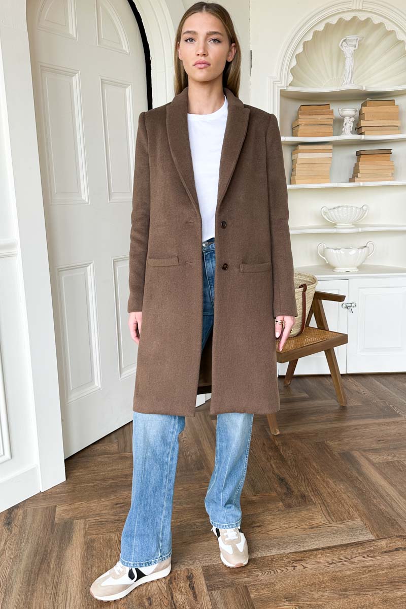 Tailored Long Coat - New Camel