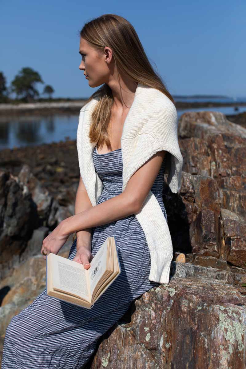 Cozy Cotton Sweater - Ivory Organic