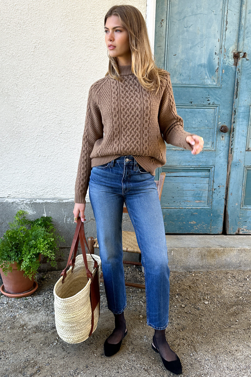 Fisherman Sweater - Camel