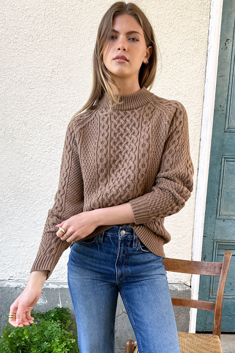 Fisherman Sweater - Camel