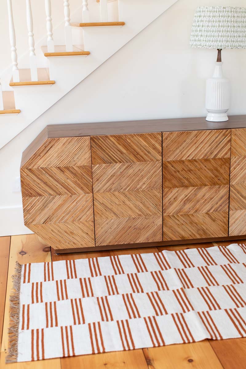 Three Stripe Rug - Rust Jute + Wool - Emerson Fry