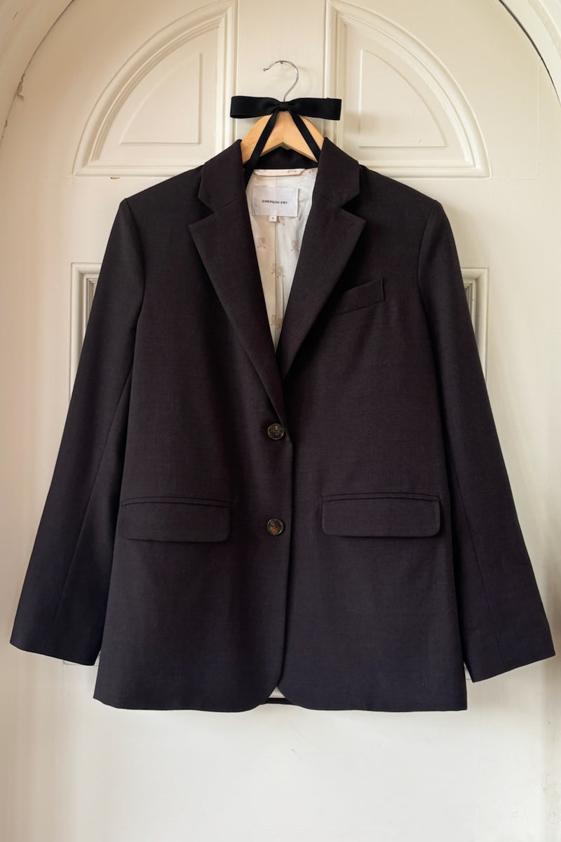Atelier Blazer - Cocoa Gabardine