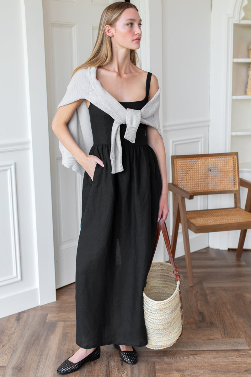 Jour Maxi Dress - Black