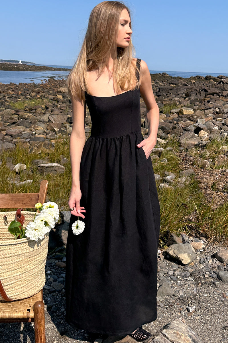 Jour Maxi Dress - Black