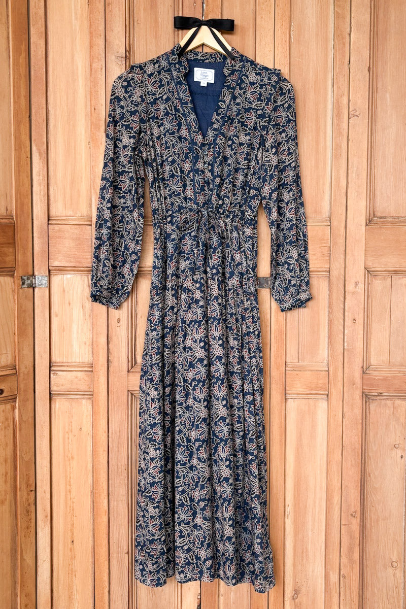 Frances 4 Basque Dress - Artisan Flower Vines Organic - Emerson Fry