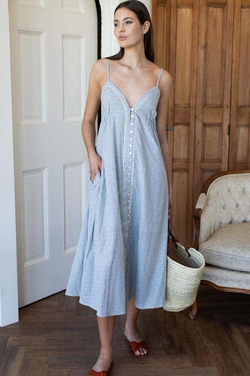 Ladder Dress - Mandela Stripes