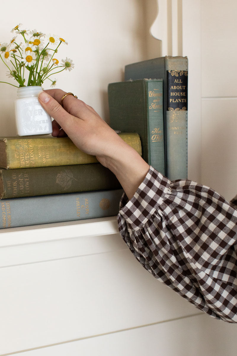 Emmaline 2 Blouse - Cocoa Gingham