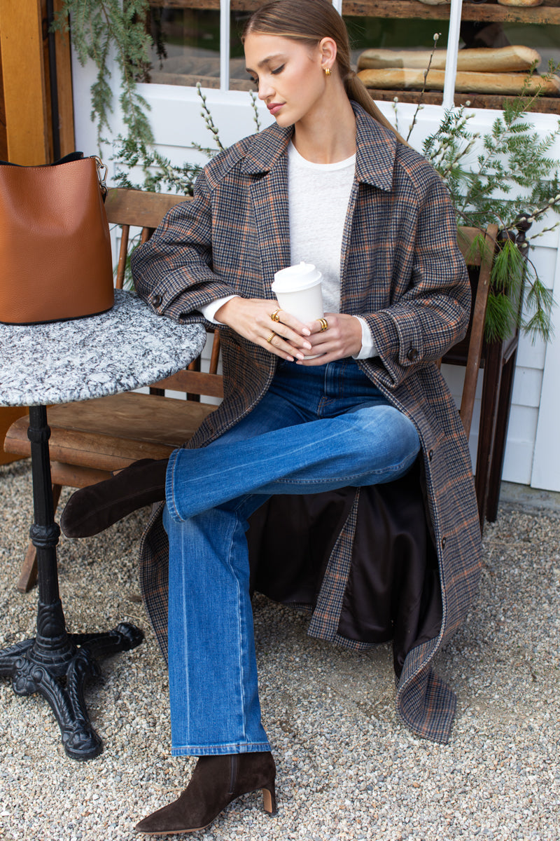 Maxi Overcoat - Vienna Plaid
