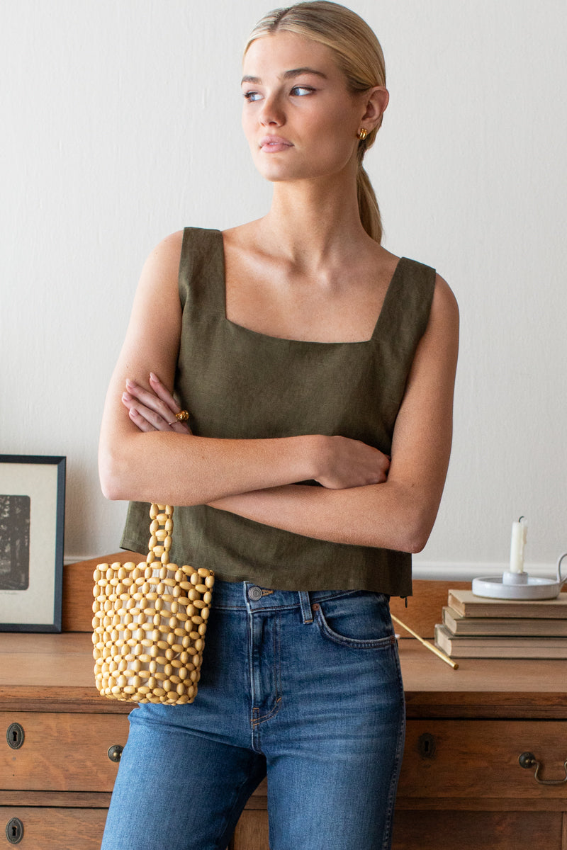 Roma Top 2 - Martini Olive