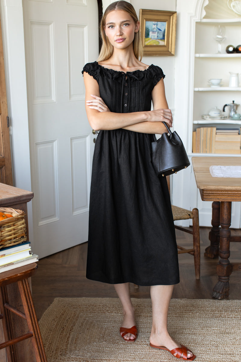 Roussillon Dress - Jet Black