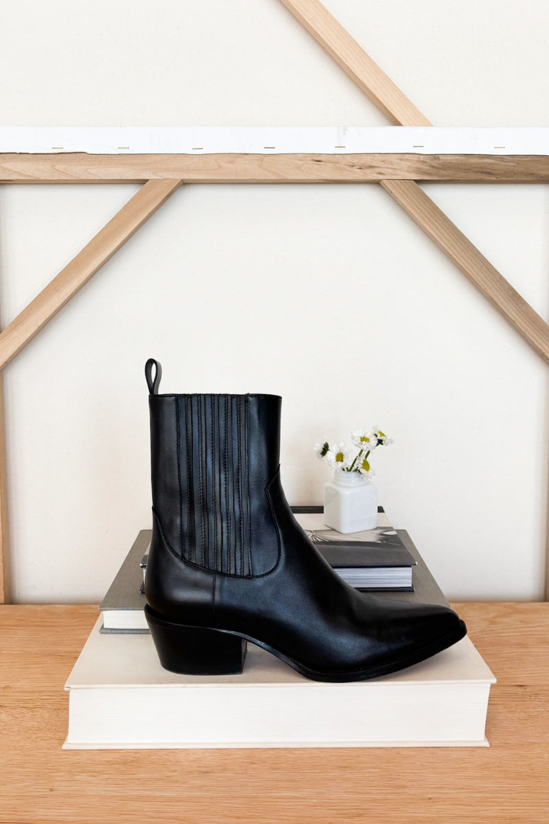 Atelier Boot - Black Leather