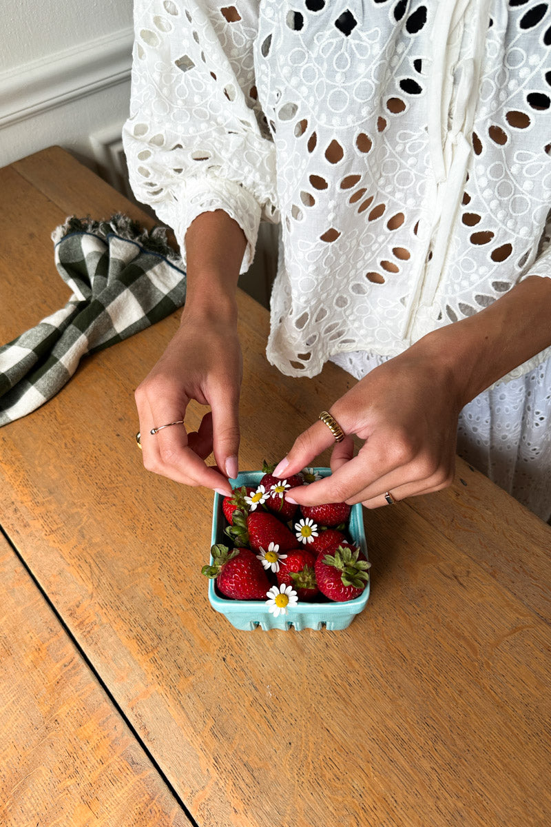 Artist Overshirt - Ivory Eyelet