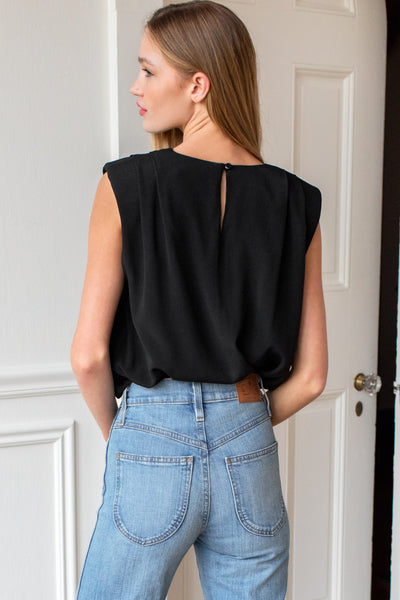 Sleeveless Blouse - Black