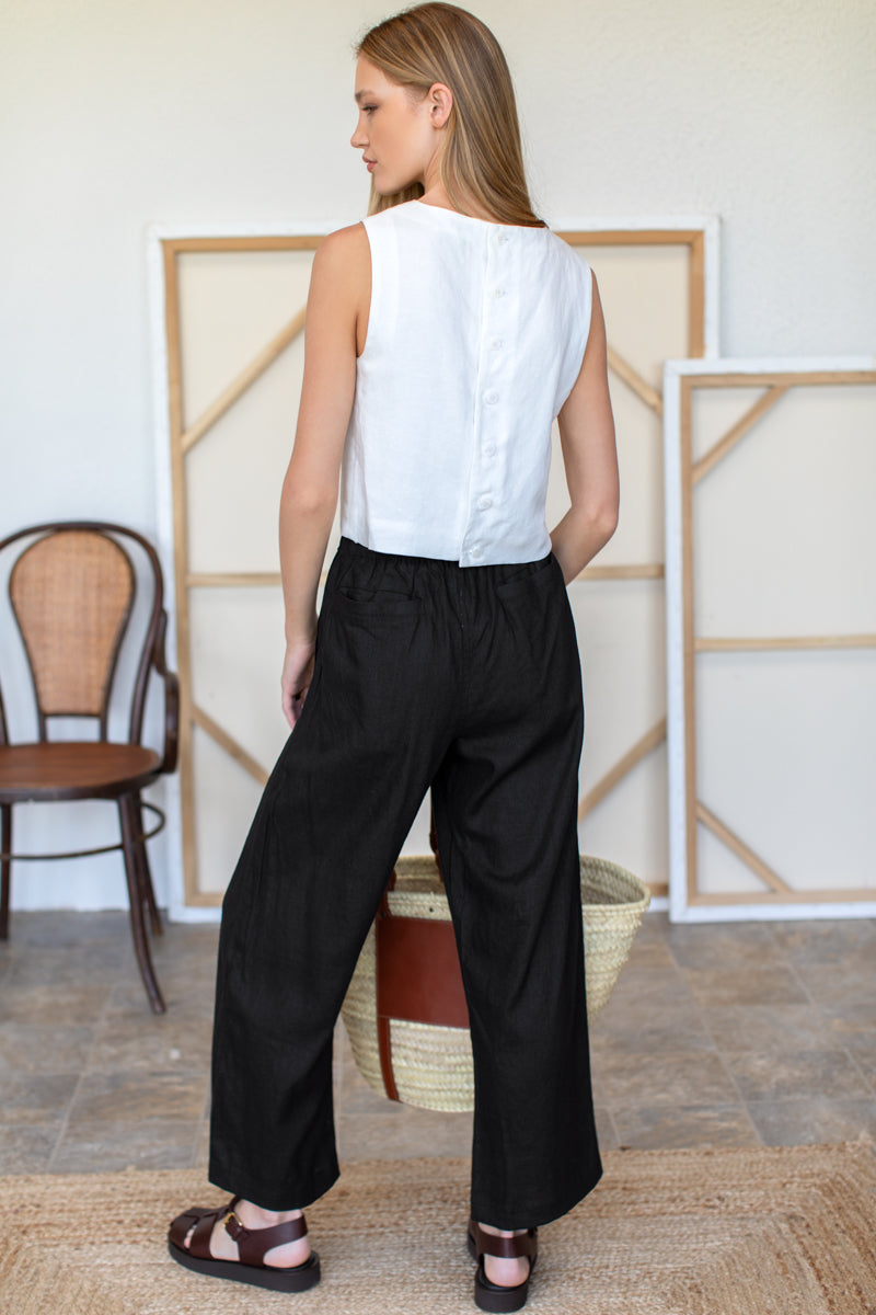 Studio Boxy Pant - Black Beauty