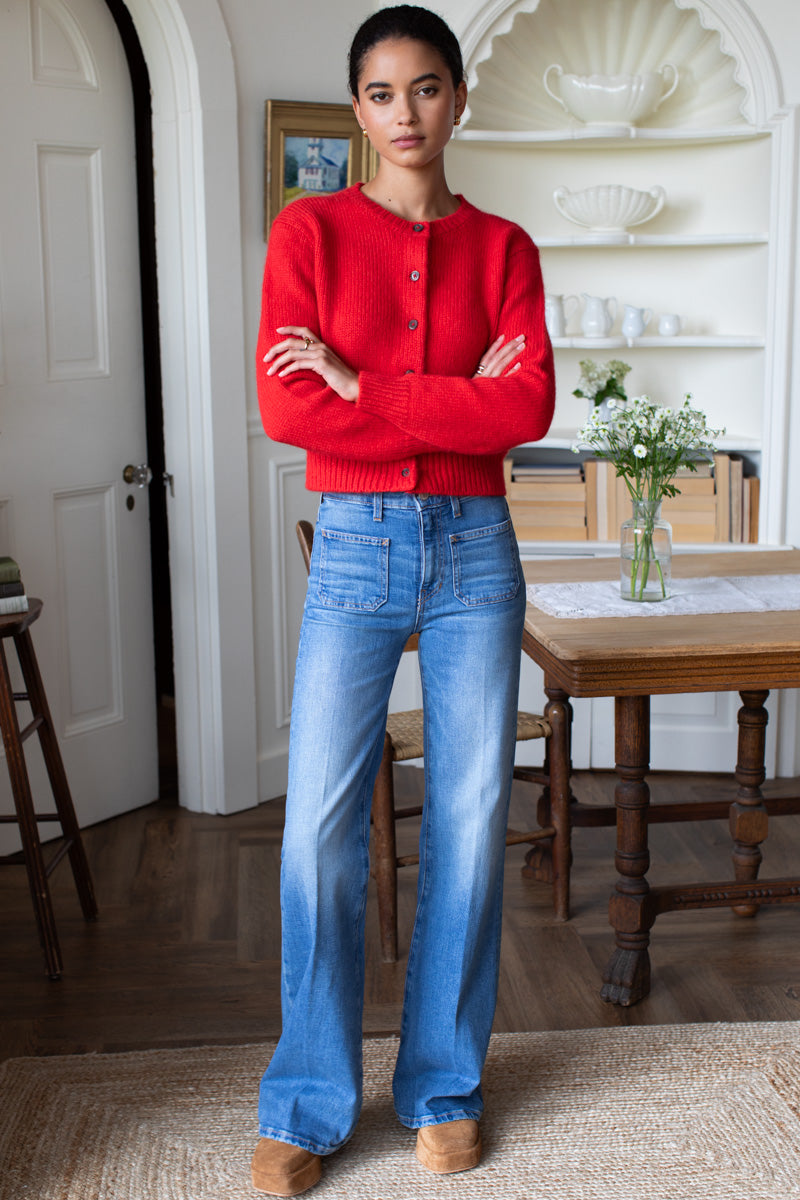 Little Atelier Cardigan - Poppy Red