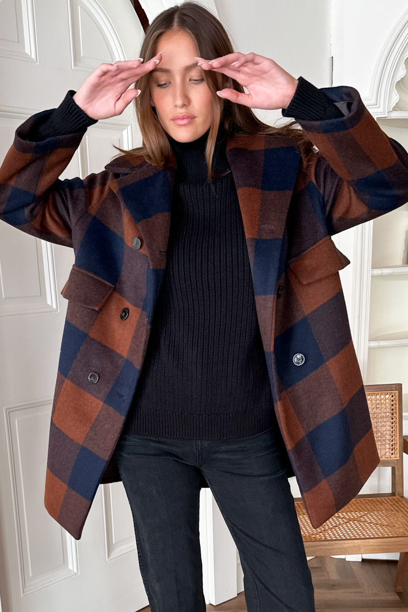 Thomas Coat - Plaid Wool