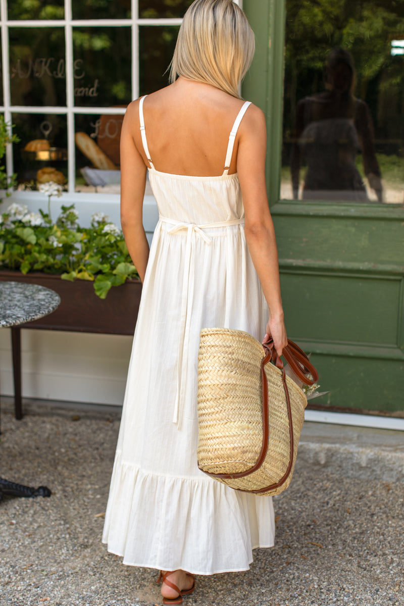 Tomas Maxi Dress - Salt