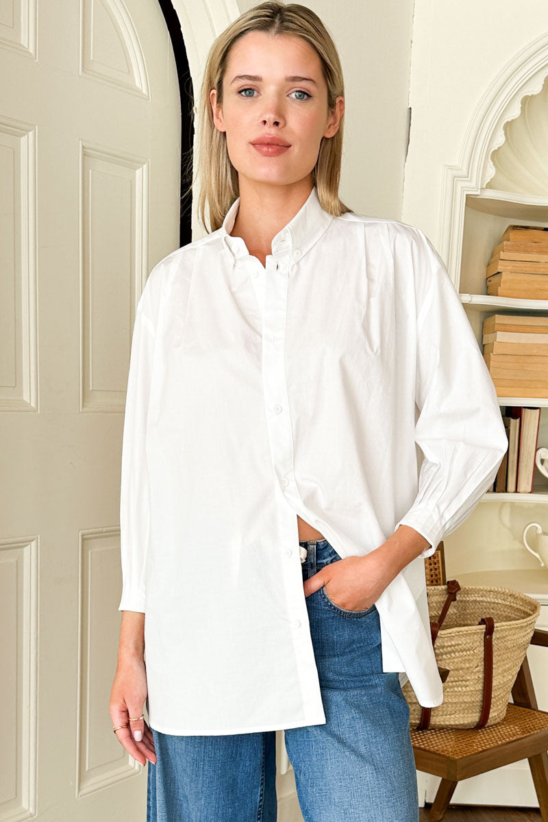 Plait Shirt - White