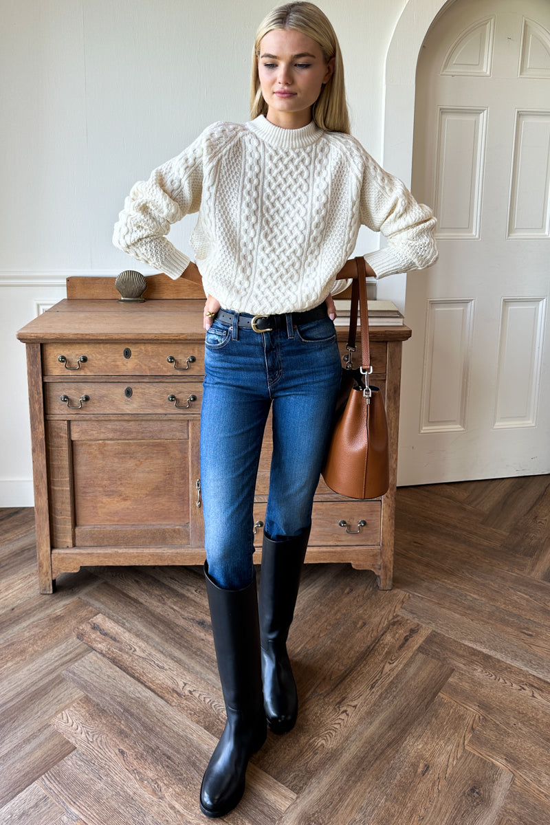 Fisherman Sweater - Ivory