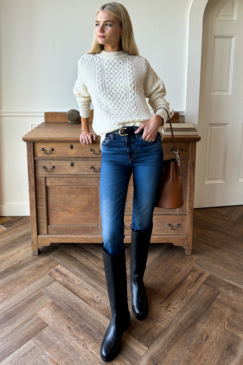 Fisherman Sweater - Ivory