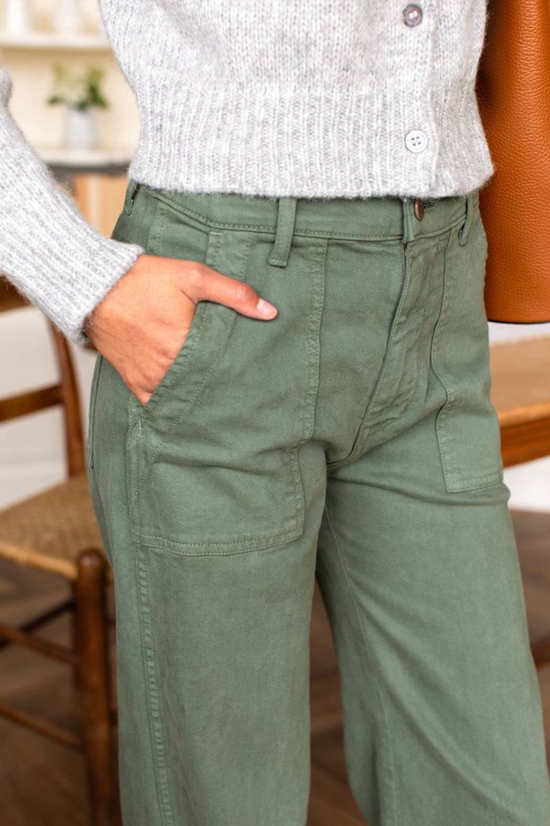 Vintage Army Pant Long - Vintage Green