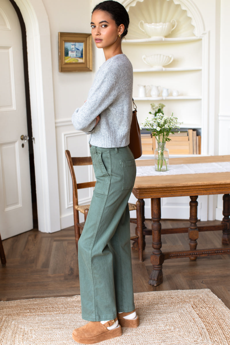 Vintage Army Pant Long - Vintage Green