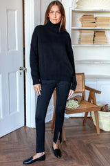 【ENFOLD 25ss】SHEER LAYERED PANTS black Doloame Women's Tiered Ruffled Long Pants Sheer Mesh Multi