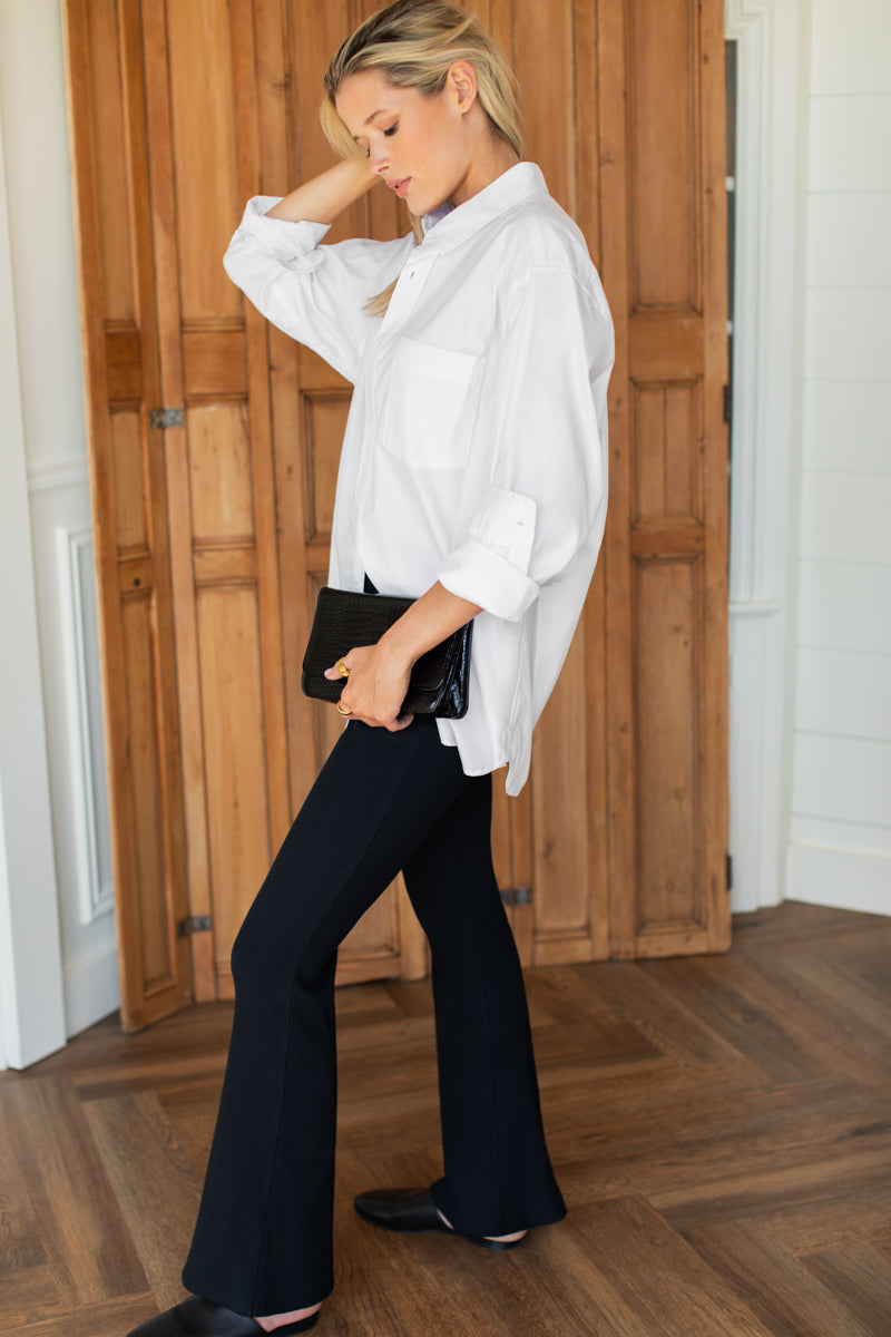 Amy Layering Pant - Onyx Rib