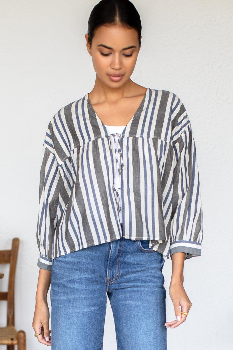 Artist Overshirt - Handloom Stripes