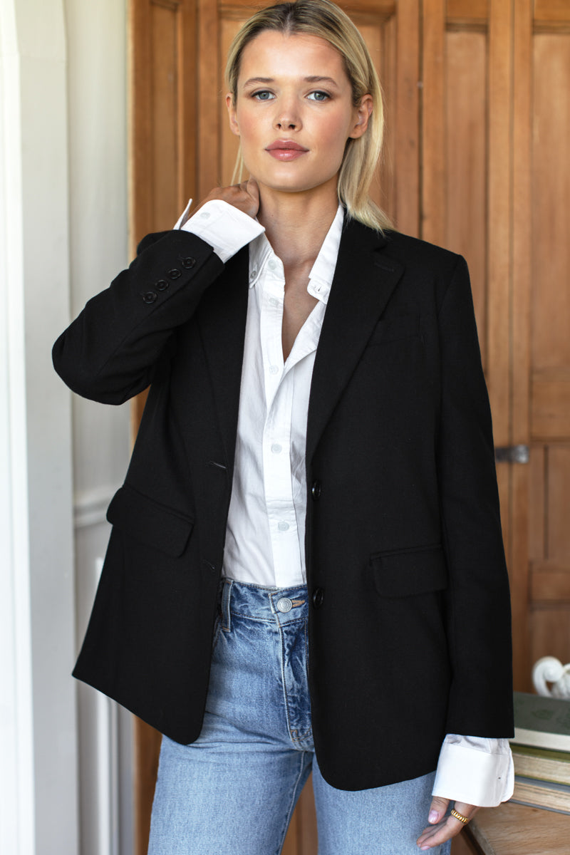 Atelier Blazer - Onyx Wool