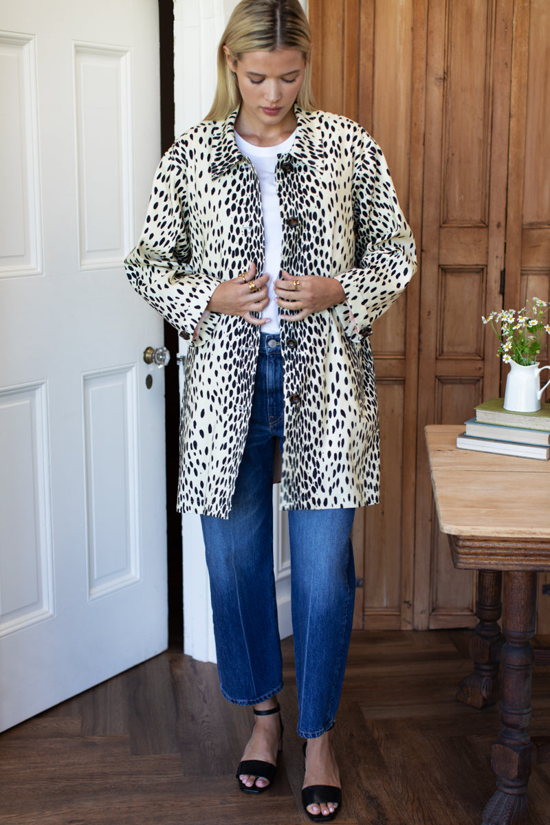 Atelier Short Coat - Leopard