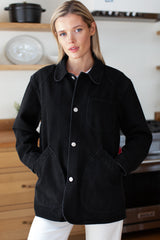 takeoff鎌倉 吊り編みニットジャケット F 美品 カズコキタムラ 黒 EmersonFryCabinJacket-