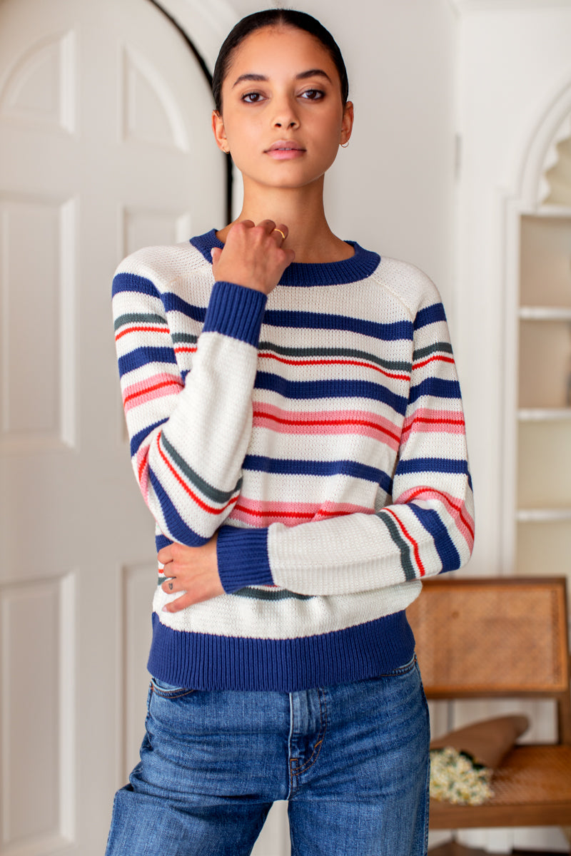 Emerson Sweater - Henri Stripe Organic