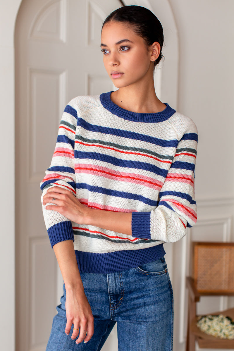 Emerson Sweater - Henri Stripe Organic