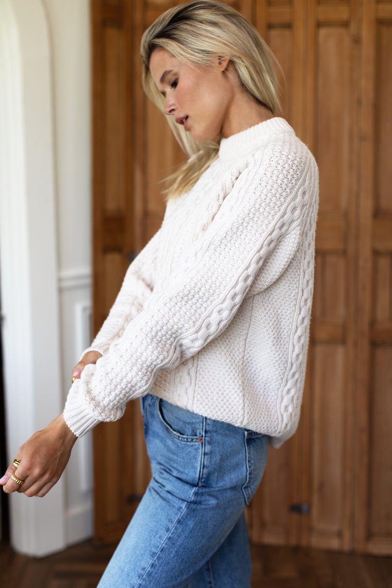 Fisherman Sweater - Ivory